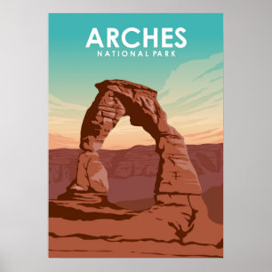 Arches nationalpark poster