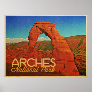 Arches nationalpark poster