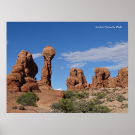 Arches nationalpark poster