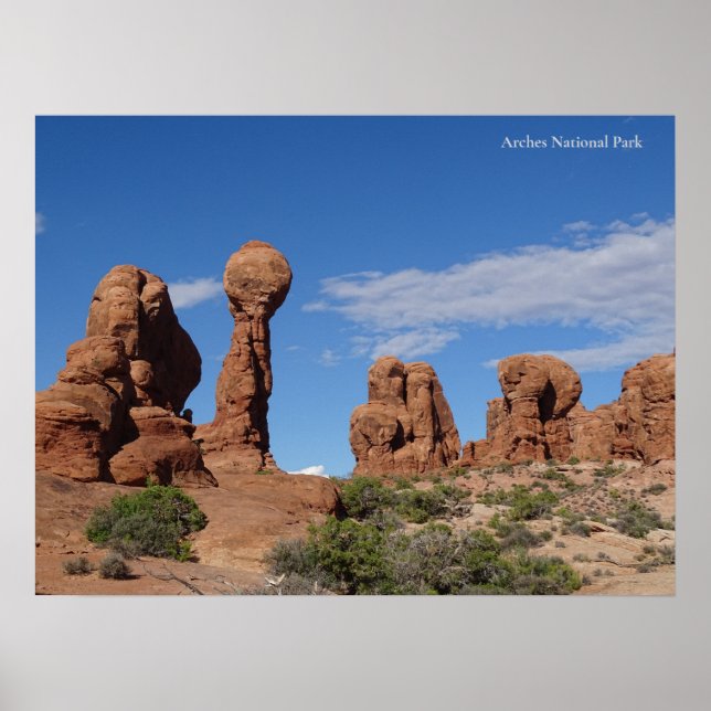 Arches nationalpark poster (Framsidan)