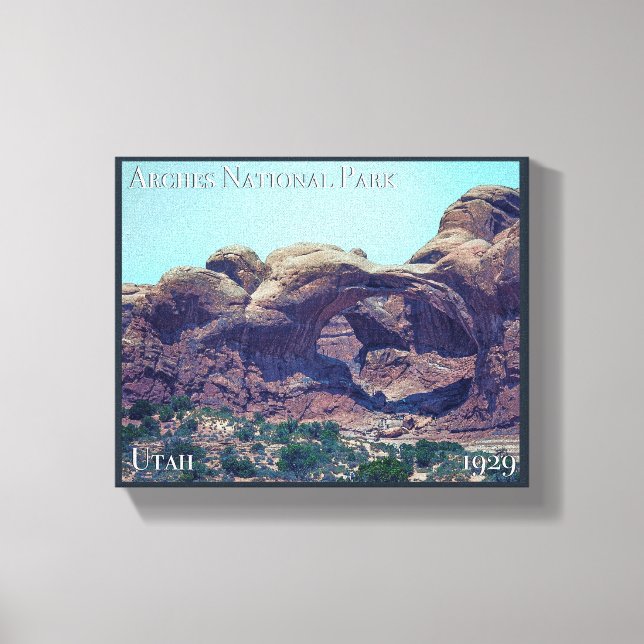 Arches nationalpark Poster Canvastryck (Framsida)