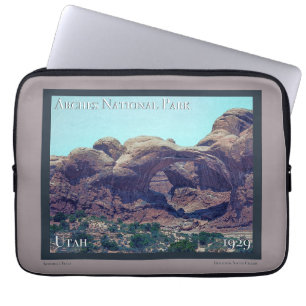 Arches nationalpark Poster Laptop Fodral