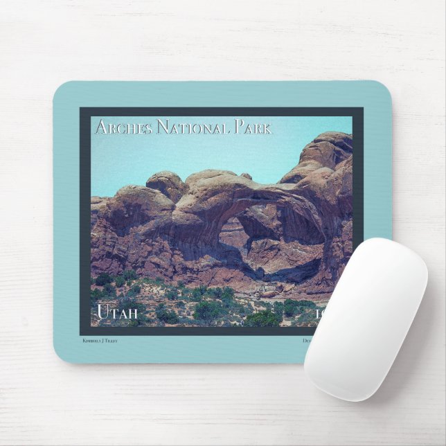 Arches nationalpark Poster Musmatta (Med mus)