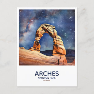 Arches nationalpark Spara datum Vykort