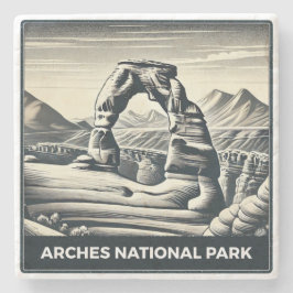 Arches nationalpark stenunderlägg