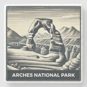 Arches nationalpark stenunderlägg