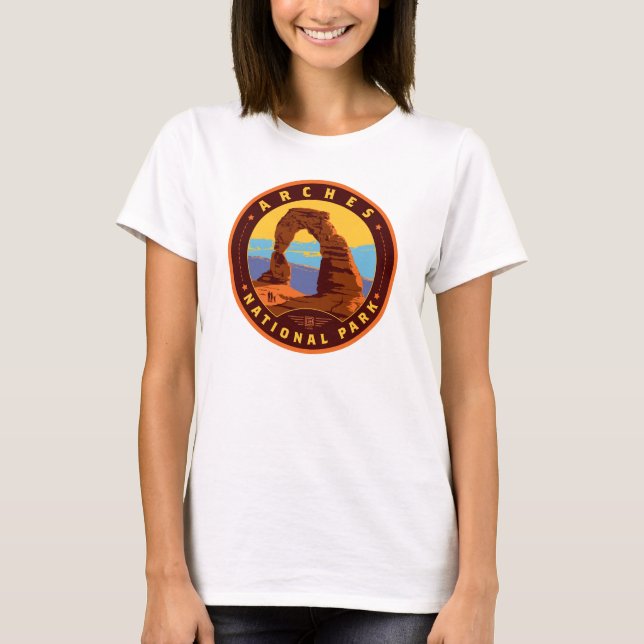 Arches nationalpark t shirt (Framsida)