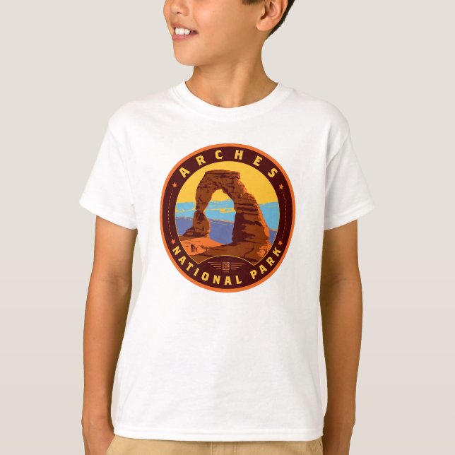 Arches nationalpark t shirt (Framsida)