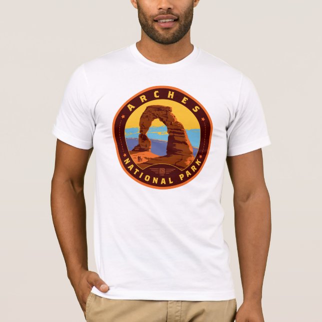 Arches nationalpark t shirt (Framsida)