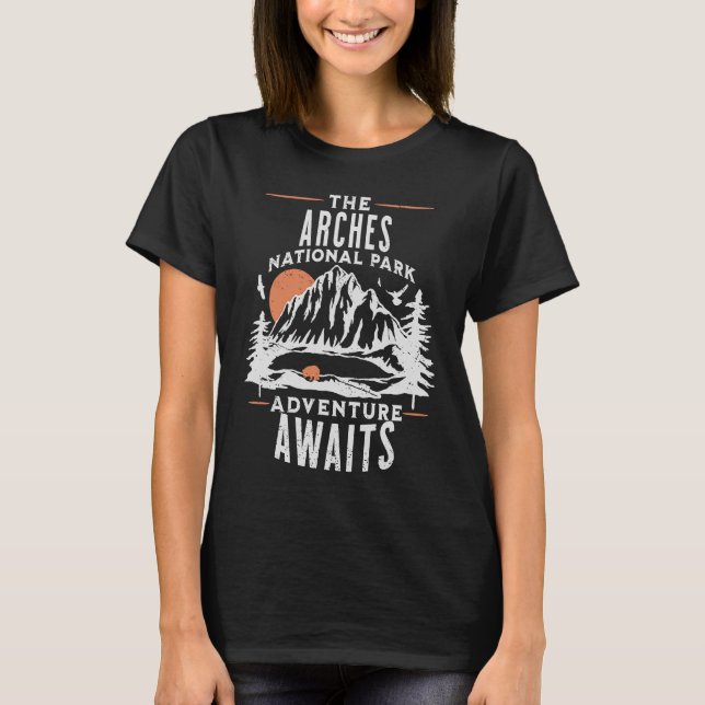 Arches nationalpark t shirt (Framsida)