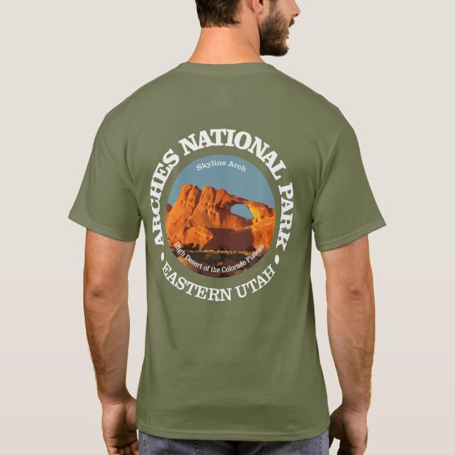Arches nationalpark t-shirt (Baksida)