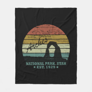 Arches nationalpark Utah Delikat Arch vintage Fleecefilt