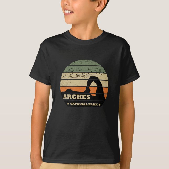 Arches nationalpark Utah Delikat Arch vintage T Shirt (Framsida)