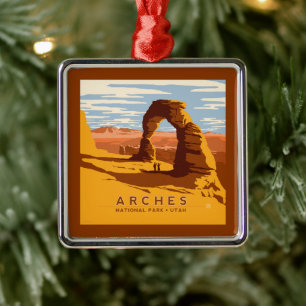Arches nationalpark Utah Julgransprydnad Metall