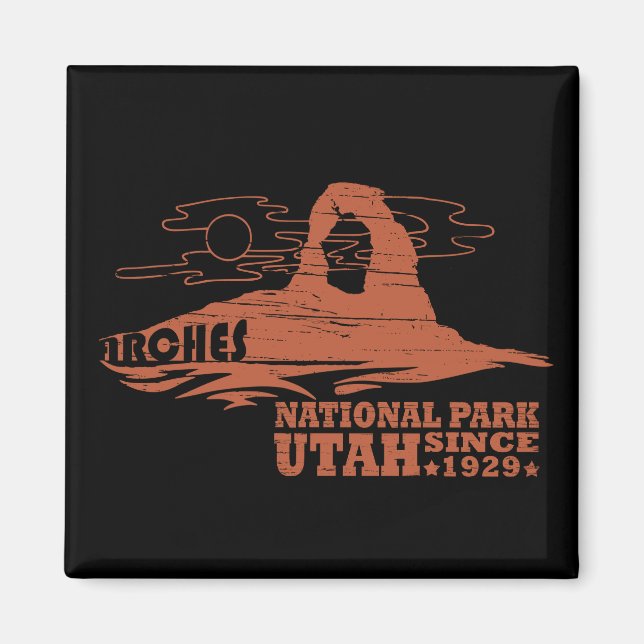 Arches nationalpark Utah Magnet (Framsidan)