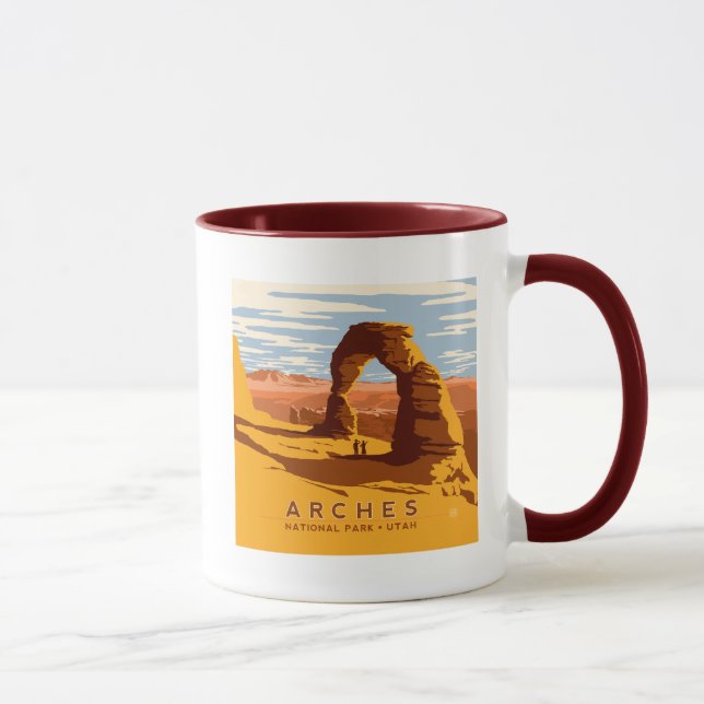 Arches nationalpark | Utah Mugg (Höger)