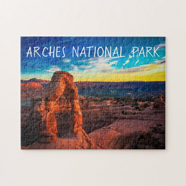 Arches nationalpark Utah Souvenir Travel Pussel (Horisontell)