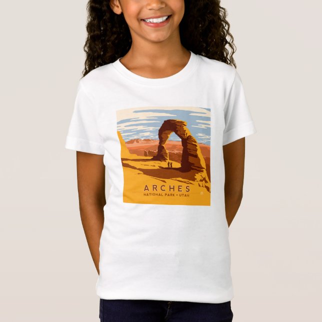 Arches nationalpark | Utah T Shirt (Framsida)