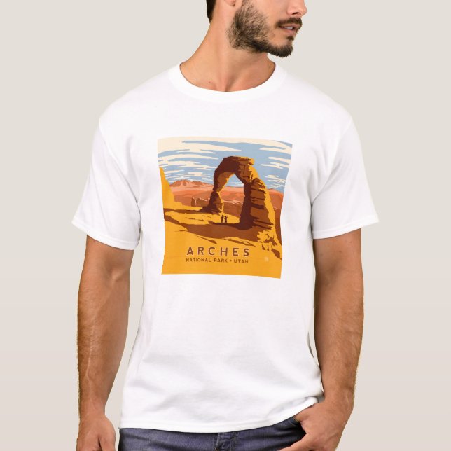 Arches nationalpark | Utah T Shirt (Framsida)