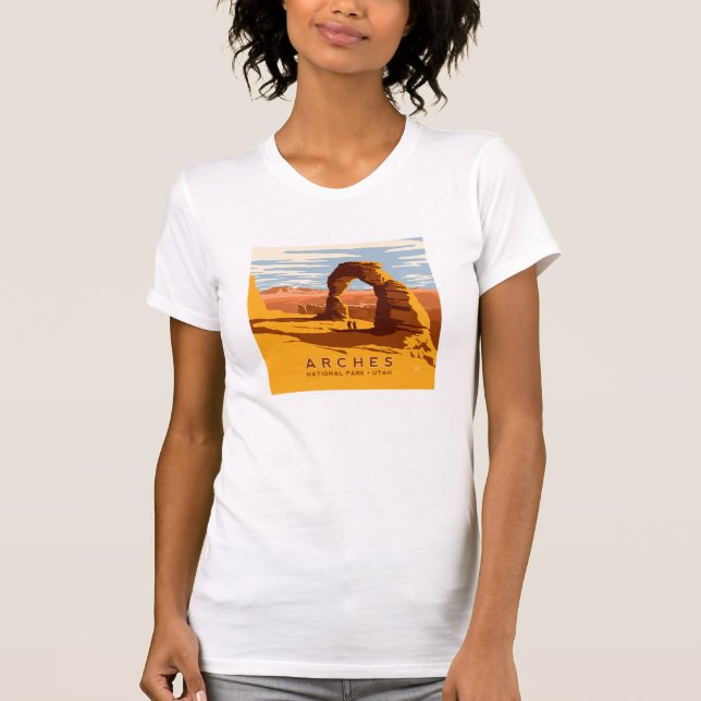 Arches nationalpark | Utah T Shirt (Framsida)
