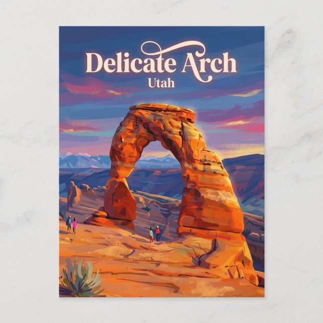 Arches nationalpark Utah Vykort (Framsida)