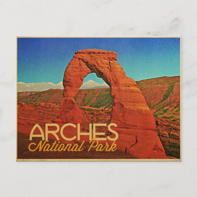 Arches nationalpark vykort (Framsida)