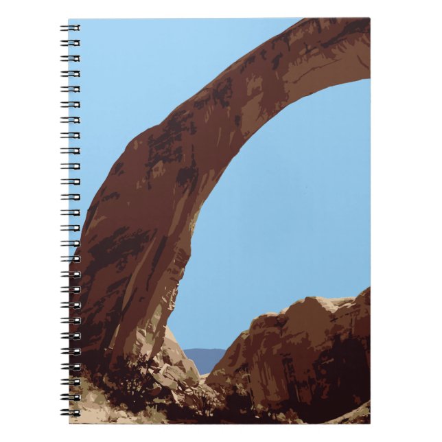 Arches Notebook, nationalparken Journal Anteckningsbok (Framsidan)