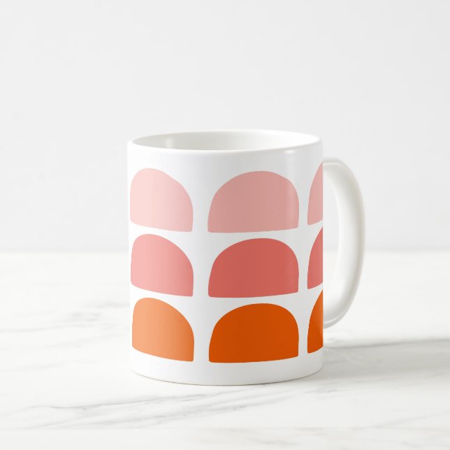 Arches Rosa Coral Orange Kaffemugg (Framsida höger)