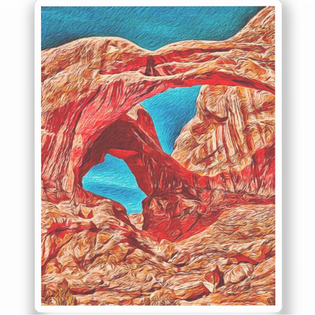 Arches Vinyl Sticker Klistermärken (Framsida)