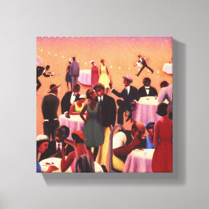 Archibald Motley Art Deco Canvastryck