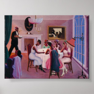 Archibald Motley - Cocktails 1926 Art Deco Paintin Poster