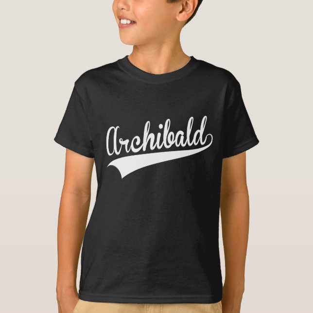 Archibald som är retro, tee shirt (Framsida)