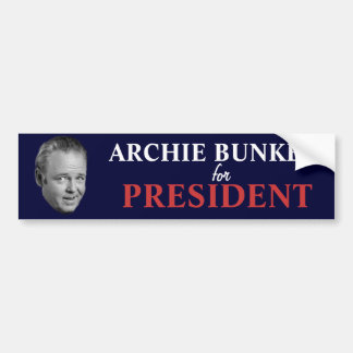 Archie-bunker för presidentbildekal bildekal