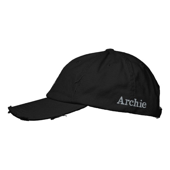 "Archie" Mans Namn Broderat, Broderad Keps (Vänster)