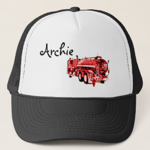 Archie Namn with Red Fire Lastbil, Keps