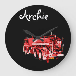 Archie Namn with Red Fire Lastbil, Stor Klocka