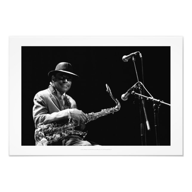 Archie Shepp Banlieues Bleues 2010 Photo by P Baud Fototryck (Framsidan)