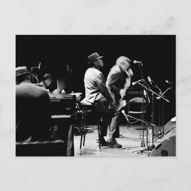 Archie Shepp Denis Colin 5 Banlieues Bleues 2010 Vykort (Framsida)