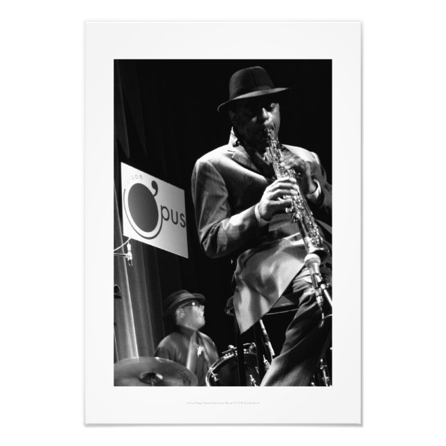 Archie Shepp Quartet Banlieues Bleues 2010 Photo P Fototryck (Framsidan)