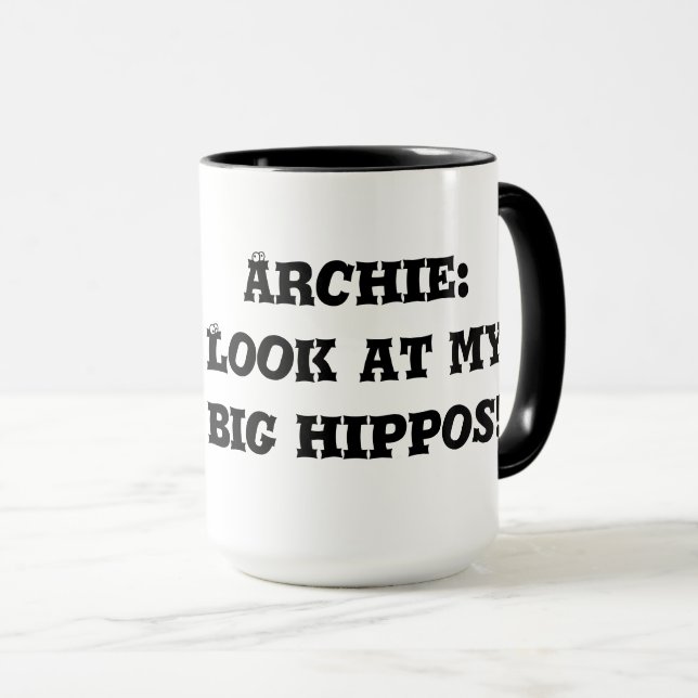 ARCHIE'S HIPPOS MUGG (Framsida höger)