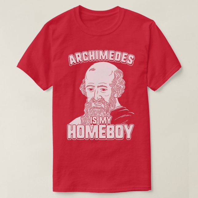 Archimedes är min hemgosarkimedes t shirt (Design framsida)