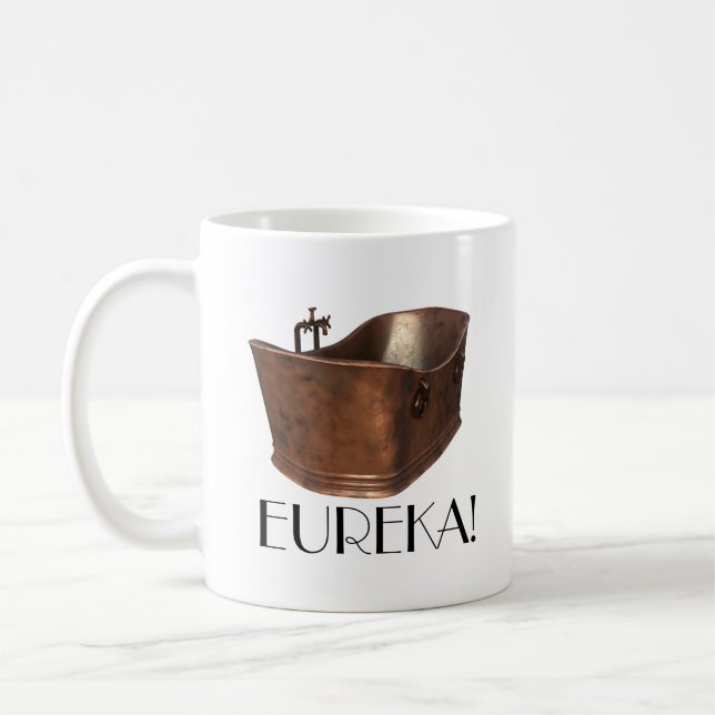 Archimedes Bathtub Kaffemugg (Vänster)
