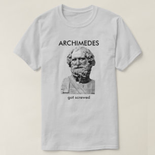 Archimedes Har Screged T Shirt