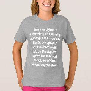 Archimedes Princip T Shirt