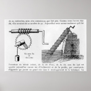 Archimedes skruvar poster