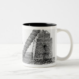 Archimedes skruvar Två-Tonad mugg