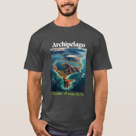 Archipelago Cluster Charcol Heather T-Shirt