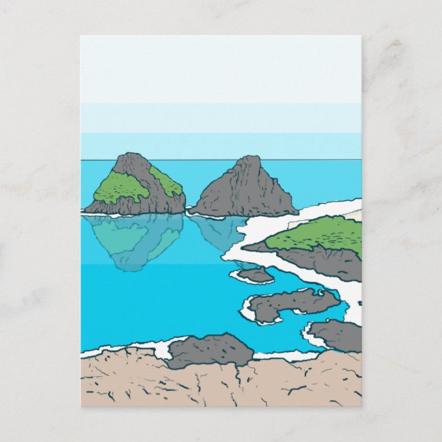 Archipelago de Fernando de Noronha - Brasilien Vykort (Framsida)