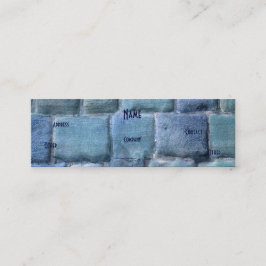 Architect Blue Sandstone Mini Visitkort