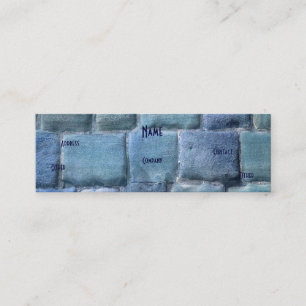 Architect Blue Sandstone Mini Visitkort